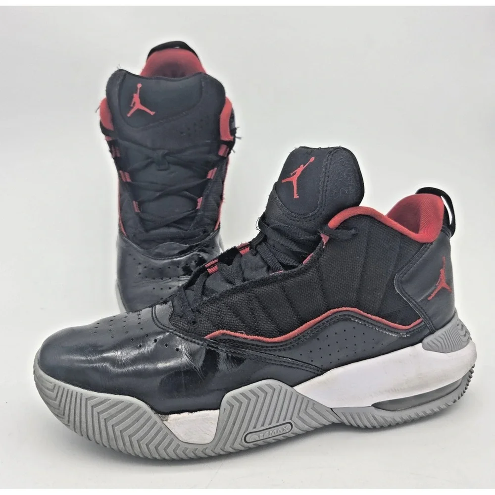 Jordan Mens Stay Loyal Black Athletic Shoes Sneaker Flight 23 DB2884-001 Sz 9 US